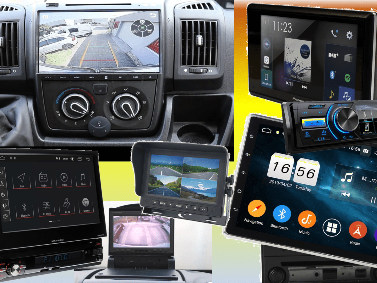 Průvodce výběrem mediálního systému pro řidiče obytného&nbsp;vozu