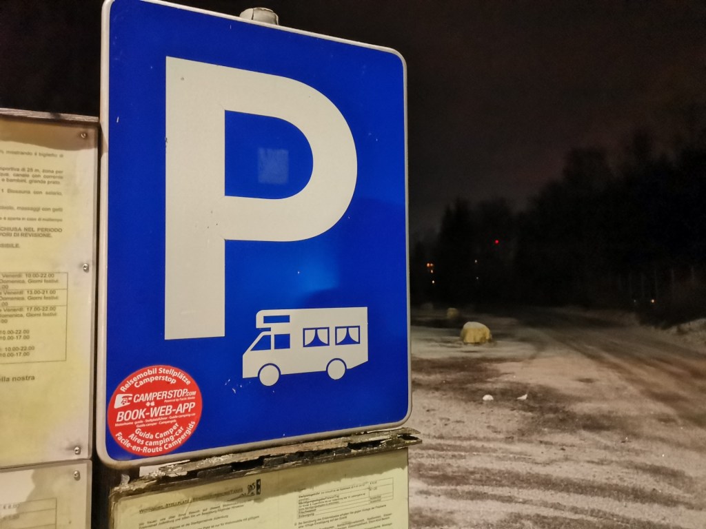 Judenburg - stání pro obytná auta, stellplatz