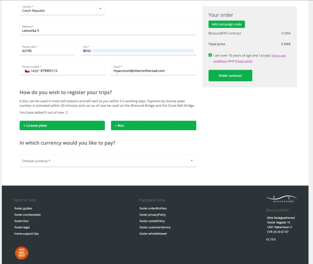 ØresundBizz ØresundPay