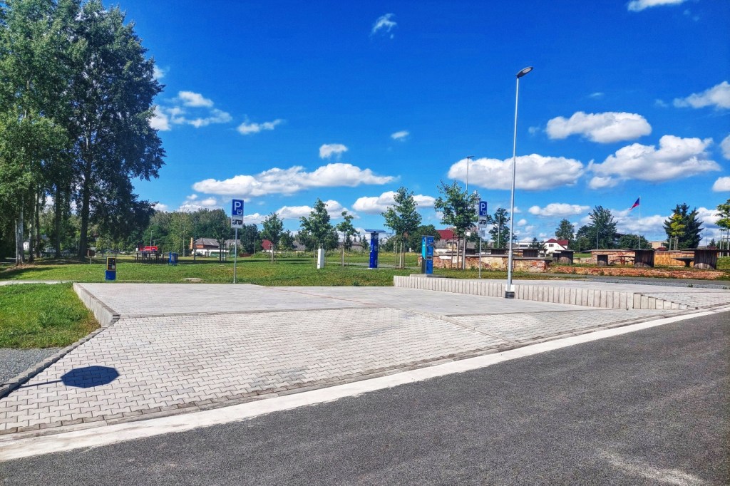 Břasy v Plzeňském kraji mají stellplatz hned vedle atraktivního volnočasového&nbsp;areálu