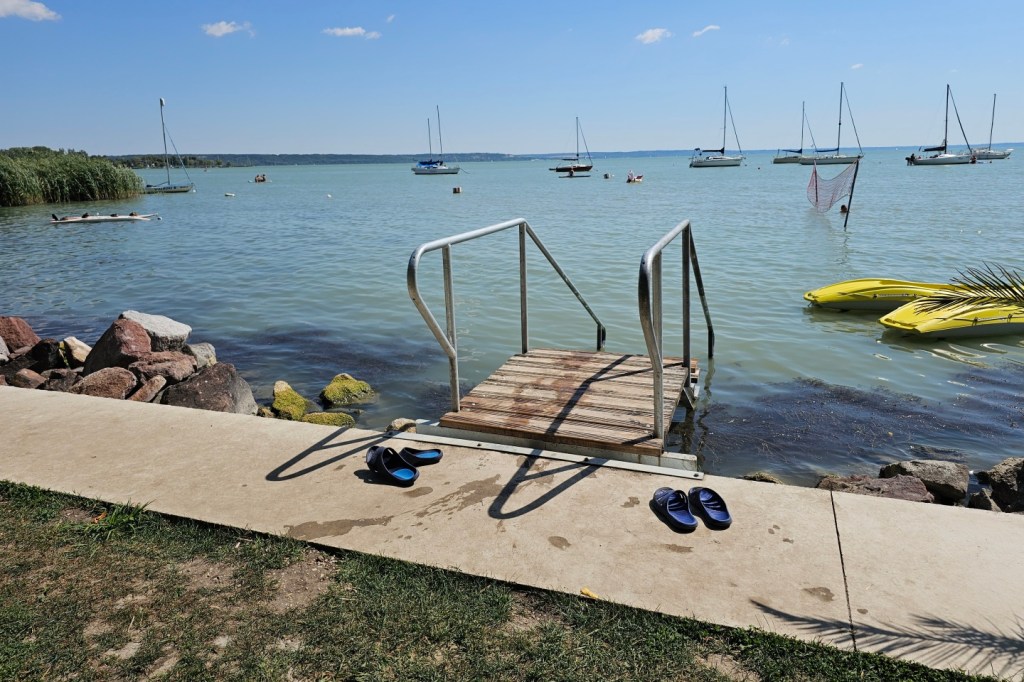 V kempu na břehu maďarského&nbsp;Balatonu